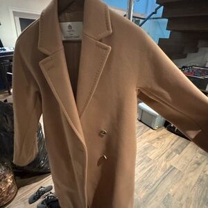 Babaton Tan Slouch Coat